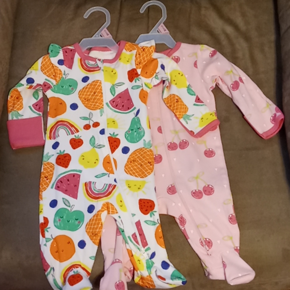 Two sleepwear onesies